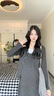 革曼孕婦裝套裝秋季2025新款時(shí)尚寬松顯瘦純棉孕婦連衣裙慵懶風(fēng)春秋款 灰色套裝 XL 曬單實(shí)拍圖