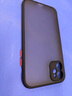 暴走 適用蘋果11手機(jī)殼iPhone11手機(jī)殼鏡頭全包防摔男女款硅膠魔方圓邊撞色透明磨砂防指紋保護(hù)套黑 曬單實拍圖