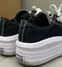 匡威（Converse）官方All Star Move女云朵厚底低幫帆布鞋黑色570256C 570256C/黑色 35 曬單實(shí)拍圖