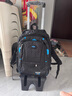 芭菲尼手拖拉桿車(chē)書(shū)包小學(xué)生男生2-3-6年級大容量減負6輪爬樓梯兩用背包 6輪高腳爬樓//黑色【送雨罩】 曬單實(shí)拍圖