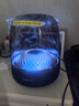 哈曼卡頓（Harman/Kardon）琉璃4代 360度環(huán)繞立體聲 菱形氛圍燈效 下沉式低音炮 桌面藍(lán)牙音箱 Aura Studio4黑色 曬單實拍圖