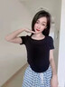 浪莎無痕內(nèi)衣女聚攏小胸顯大夏薄款冰絲涼感吊帶美背細肩帶隱形文胸罩 薄荷綠 L (36/80)105-120斤 曬單實拍圖