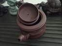 月壺茗清 宜興紫砂壺純手工貼花茶壺原礦老紫泥大容量家用茶具 節(jié)節(jié)高升 曬單實(shí)拍圖