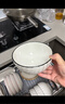 傳旗釉下彩陶瓷面碗6英寸4只湯碗泡面碗吃面大碗飯碗陶瓷餐具 霜華 曬單實(shí)拍圖