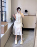 卓詩尼粗跟高跟小皮鞋女2025新秋英倫風(fēng)上班工作商務(wù)通勤單鞋樂福鞋女鞋 米白色 35 曬單實(shí)拍圖