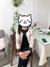 恰凡（QIAFAN）年輕媽媽裝秋裝時尚減齡夾克衫中老年女裝2025春秋新款洋氣外套女 咖色 M （建議85-100斤） 曬單實拍圖