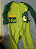 元族芝麻街兒童連體睡袋純棉長(cháng)袖春秋季男童睡衣中大童卡通空調家居服 LDE-L044綠色恐龍 140 16碼 135-145CM 50-60斤 曬單實(shí)拍圖