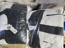 GXG男裝 黑白色連帽長款羽絨服 23年冬季新款GEX1D2429594 黑白色 XL 曬單實(shí)拍圖