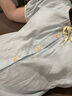 ROVO純棉孕婦夏季月子服睡衣產(chǎn)后哺乳100%純棉開衫套裝喂奶專用居家服 木槿花 L（適合于120-140斤） 曬單實(shí)拍圖