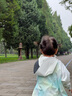 威爾貝魯（WELLBER）兒童防曬外套涼感透氣男童女童薄防紫外線防曬衣25夏 晨霧白90cm 曬單實(shí)拍圖