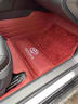 蘭鉑適用于豐田漢蘭達威蘭達凱美瑞RAV4榮放雷凌亞洲龍真皮全包圍腳墊 納帕皮【酒紅色】納米絨雙層款 曬單實(shí)拍圖