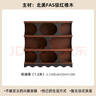 各各沃哈迪德復(fù)古實木展示柜餐邊柜玄關(guān)柜客廳書柜書架置物裝飾柜 哈迪德1.2米 曬單實拍圖