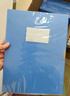得力(deli)10只55mm文件盒檔案盒資料盒加厚辦公財務文件資料票據(jù)試卷收納 27706 藍色 曬單實拍圖