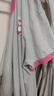 貓人（MiiOW）睡衣女士純棉睡裙夏季圓領(lǐng)套頭短袖長(zhǎng)裙可外穿家居裙送女友 摩登小貓 L 【100-120斤】 曬單實(shí)拍圖