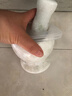 拓進(jìn)天然大理石搗蒜神器家用手動(dòng)搗蒜器蒜泥器搗蒜罐壓蒜器擂缽蒜臼子 草白色一套加硅膠蓋 曬單實(shí)拍圖