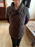 波司登（BOSIDENG）25新款90鵝絨輕薄羽絨服女短款翻領(lǐng)系帶通勤商務(wù)外套B250134142 栗子可可|7C84 L 170/92A 體重約120-130斤 曬單實(shí)拍圖