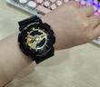 卡西歐（CASIO）手表男士G-SHOCK學(xué)生考試運(yùn)動雙顯防水黑金黑武士石英日韓表禮物 潮酷黑金 GA-110GB-1A 曬單實(shí)拍圖