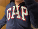 GAPGap男童2025春季新款字母logo拉鏈連帽衛(wèi)衣多色兒童裝美版743966 曬單實(shí)拍圖