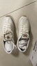 百麗銀絲卷德訓鞋明星同款復古阿甘鞋休閑板鞋3C923AM4 米白 35 曬單實(shí)拍圖