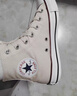 匡威（Converse）官方All Star經(jīng)典帆布男女高幫休閑運(yùn)動(dòng)小白鞋101009 101009/白色 37.5 曬單實(shí)拍圖