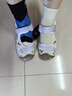 悍途（HUMTTO）夏季沙灘涼鞋洞洞鞋戶外徒步溯溪包頭運動涼鞋女 象牙白-淺紫 36  曬單實拍圖
