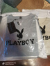 花花公子（PLAYBOY）短袖T恤男士夏季寬松上衣服V領(lǐng)冰絲潮流時(shí)尚半袖休閑涼感體恤 曬單實(shí)拍圖