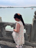 笛莎童裝女童雪紡裙2025夏季中大童甜美度假無(wú)袖連衣裙 粉印花 165 曬單實(shí)拍圖