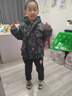 男童加絨沖鋒衣外套2025帥氣兒童衣服秋冬季小男孩時(shí)尚加厚冬裝潮 藏青色 140 cm 曬單實(shí)拍圖