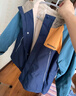 戴維貝拉（DAVE＆BELLA）童裝防水衣服男童兒童外套女童秋冬寶寶加絨大童防風衣男孩女棉服 藏青色DB4224558 110 cm（建議身高100-110cm） 曬單實拍圖