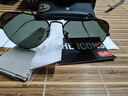 雷朋（RayBan）偏光太陽(yáng)鏡男女款經(jīng)典飛行員系列時(shí)尚墨鏡開(kāi)車護(hù)眼司機(jī)鏡0RB3025 002/58黑色鏡框綠色鏡片 尺寸58 曬單實(shí)拍圖