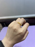 曼卡龍黃金戒指蕾絲四葉小花足金戒指女簡(jiǎn)約設(shè)計(jì)金首飾計(jì)價(jià)精品禮物 【15#】含工費(fèi)60元/克 2.46g 曬單實(shí)拍圖