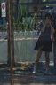 紫涵（ZIHAN）紫涵學(xué)院風(fēng)連衣裙女夏季甜美撞色翻領(lǐng)收腰小個(gè)子A字短裙 灰色 L 曬單實(shí)拍圖