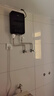 Heiai即熱式電熱水器超薄變頻恒溫智能省電出租房家用熱水器一級能效 5500W （曜石黑）+漏保開(kāi)關(guān) 包安裝 曬單實(shí)拍圖