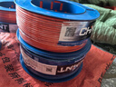 正泰（CHNT）電線(xiàn)電纜銅芯家用電線(xiàn)國標電源線(xiàn)單股銅線(xiàn)電線(xiàn) BV4平方紅色100米 曬單實(shí)拍圖