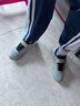 卡爾美（KELME）兒童足球鞋TF碎釘魔術(shù)貼免系帶防滑耐磨球鞋 金屬銀黑  34  曬單實(shí)拍圖