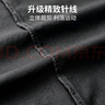 艾倫伯頓（Alen Botun）訓練服男跑步長(cháng)袖T恤速干衣長(cháng)袖秋季體育生田徑運動(dòng)上衣外套健身 深夜黑【防風(fēng)-訓練-速干】 XL 曬單實(shí)拍圖