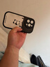 霸時(shí)代 適用 iPhone15Pro手機殼蘋(píng)果15pro保護套硅膠軟殼防摔鏡頭全包iPhone小羊皮外殼女男款黑色粉刷熊 曬單實(shí)拍圖