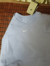 耐克勾勾女子寬松純棉T恤休閑刺繡針織棉舒適NIKE FD4150 533冰艷紫丁香 XL 曬單實(shí)拍圖