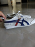 Onitsuka Tiger鬼塚虎經(jīng)典小白鞋男女鞋 舒適運(yùn)動休閑鞋MEXICO 66? 1183C126 白色/藍(lán)色 40.5 曬單實(shí)拍圖