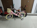 永久（FOREVER）永久兒童自行車永久自行車兒童 自行車3-6歲折疊自行車兒童單車 標(biāo)配粉|輻條輪+折疊+輔助輪+禮包 16寸|身高105-130cm 曬單實(shí)拍圖