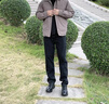 CAIDEN KETCH品牌男裝牛仔褲男士2025新款寬松直筒商務(wù)休閑男褲柔軟透氣褲子 黑灰色 32 腰圍2尺5 曬單實(shí)拍圖