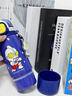 沽咚小茗奧特曼兒童保溫杯寶寶雙飲水杯316食品級不銹鋼幼兒園男女學(xué)生壺 奧特曼保溫杯  深藍色380ml 曬單實(shí)拍圖