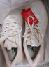 李寧（LI-NING）輕羽跑步鞋女鞋女士網(wǎng)面透氣輕便減震鞋子休閑低幫運動(dòng)鞋子女 曬單實(shí)拍圖