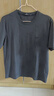 七匹狼（SEPTWOLVES）短袖T恤男25夏季涼感科技圓領(lǐng)打底衫男士狼頭印花抗菌短T男裝上衣 002(黑灰) 2XL (180) 96A 曬單實(shí)拍圖