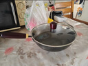 京嚴(yán)小鐵鍋一人食炒鍋日式迷你無涂層炒菜不粘鍋平底輔食鍋電磁爐燃?xì)?【0涂層｜帶鍋蓋】適合2-3人 24cm 錘紋鍛打｜雙倍防銹｜不挑灶具 曬單實(shí)拍圖