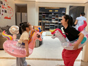適美佳游泳圈 兒童3-10歲腋下圈 加厚加大泳圈  幼兒游泳戲水充氣浮圈 愛(ài)心亮片馬頭浮圈承重40-70斤 70#腋下造型圈 曬單實(shí)拍圖