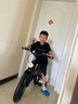 貝琦童兒童自行車男孩2-3-6-7-9歲5中大童小女孩腳踏單車寶寶童車 磨砂黑一體輪+雙碟剎運(yùn)動(dòng)版+京東專供 18寸適合身高(115-135)CM 曬單實(shí)拍圖