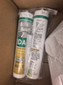 瓦克DA PRO防霉玻璃膠廚衛密封膠防水美容膠中性硅膠馬桶封邊白色兩支 曬單實(shí)拍圖