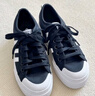 adidas NIZZA PLATFORM厚底增高運動帆布鞋男女阿迪達斯三葉草   白   38.5 曬單實拍圖