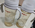 貝親（Pigeon）PPSU寬口徑雙把手奶瓶330ml LL號奶嘴 9個(gè)月+ AA271 曬單實(shí)拍圖